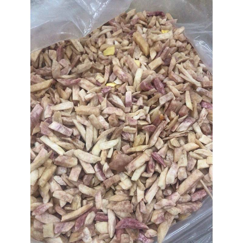 (RẺ VÔ ĐỊCH) 500gr khoai môn gãy giòn ngon sấy mộc - không dầu