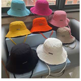 [Choice] Mũ Bucket Tua Rua JB08 MC MR & MRS CAP Vành Tròn Rộng Có Dây Quai Nón Chống Nắng Vải Kaki Form Unisex Hot Trend