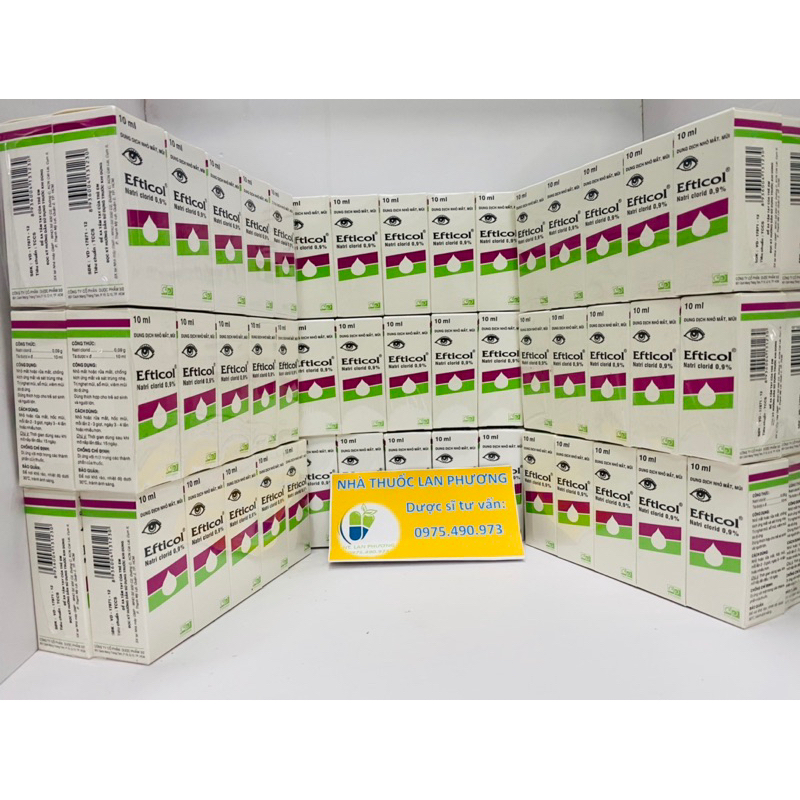 Efticol. Lốc 10 chai 10ml.