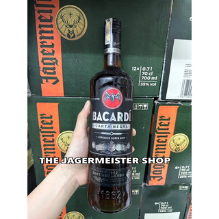 Bacardi dark rum 750ml nguyên liệu pha chế