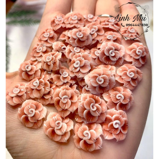 hoa bột nail hoa chân