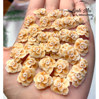 hoa bột nail hoa chân