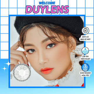 Lens màu xám tây idol USA GRAY - Model kính áp tròng cận Hàn Quốc 14mm hạn 1 năm