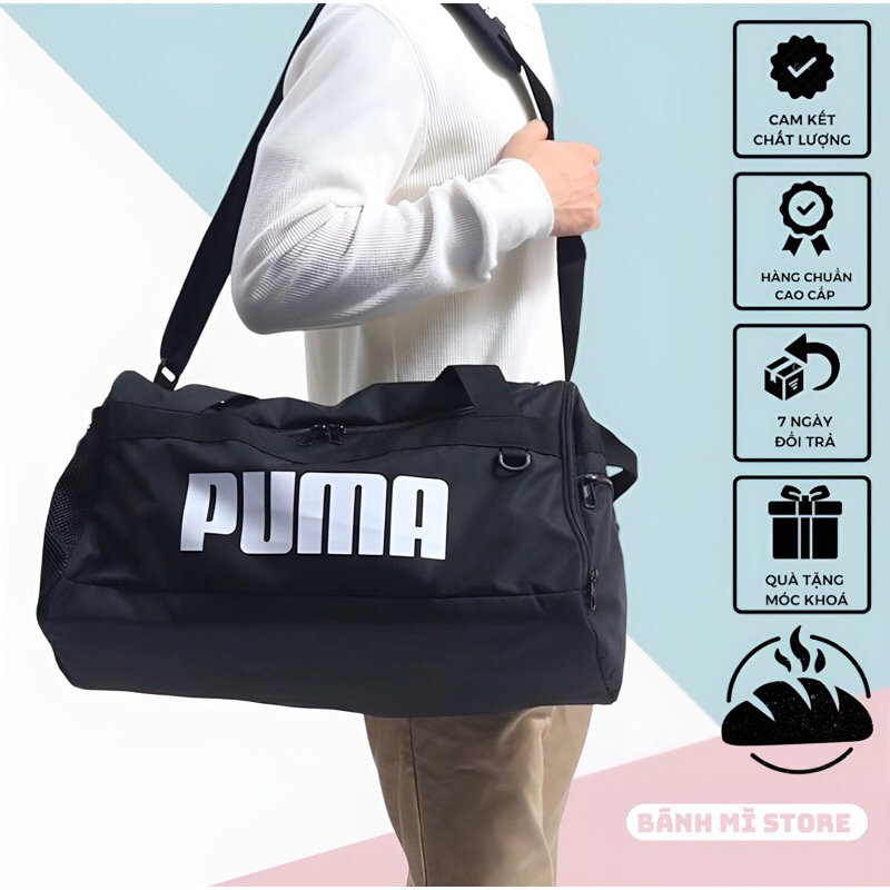 Túi Du Lịch P - Túi Trống Size To 51x28 Cm - Đựng Đồ Đa Năng Ngăn Đựng Giày Riêng Biệt Chất Vải Cao Cấp Bánh Mì Store