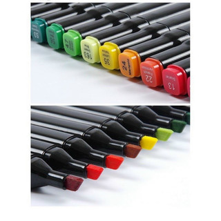 Bộ Bút Dạ 2 Đầu 48 Cây Marker Touch Cool Nhỏ Gọn