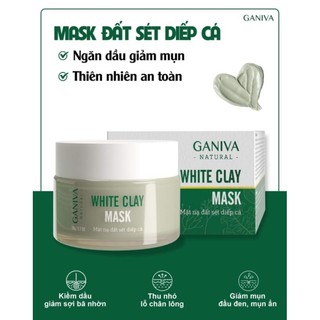 Mặt nạ đất sét diếp cá ganiva - giảm mụn , sạch bã nhờn , dưỡng sáng da