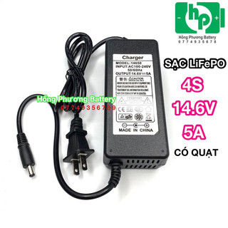 Sạc Lifepo(3.2V) 4S 14.6V-5A có quạt (HongPhuong)