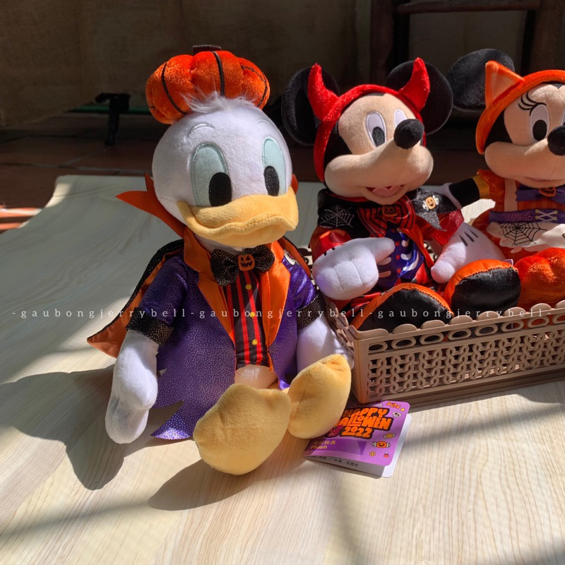 Gấu bông Mickey & Minnie Mouse, Donald, Stitch Halloween 2022 chính hãng Disney