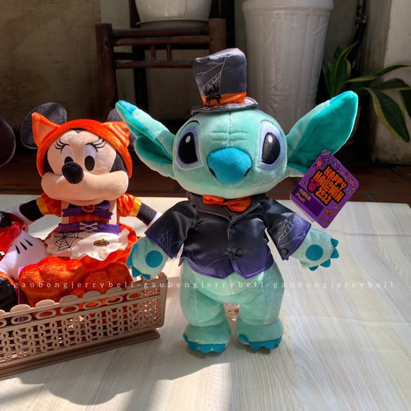 Gấu bông Mickey & Minnie Mouse, Donald, Stitch Halloween 2022 chính hãng Disney