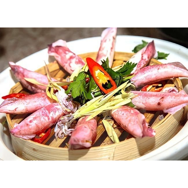 Mực sim trứng HTK khay 500gr size 9-12cm [HN giao hàng hỏa tốc] - Ảnh 4