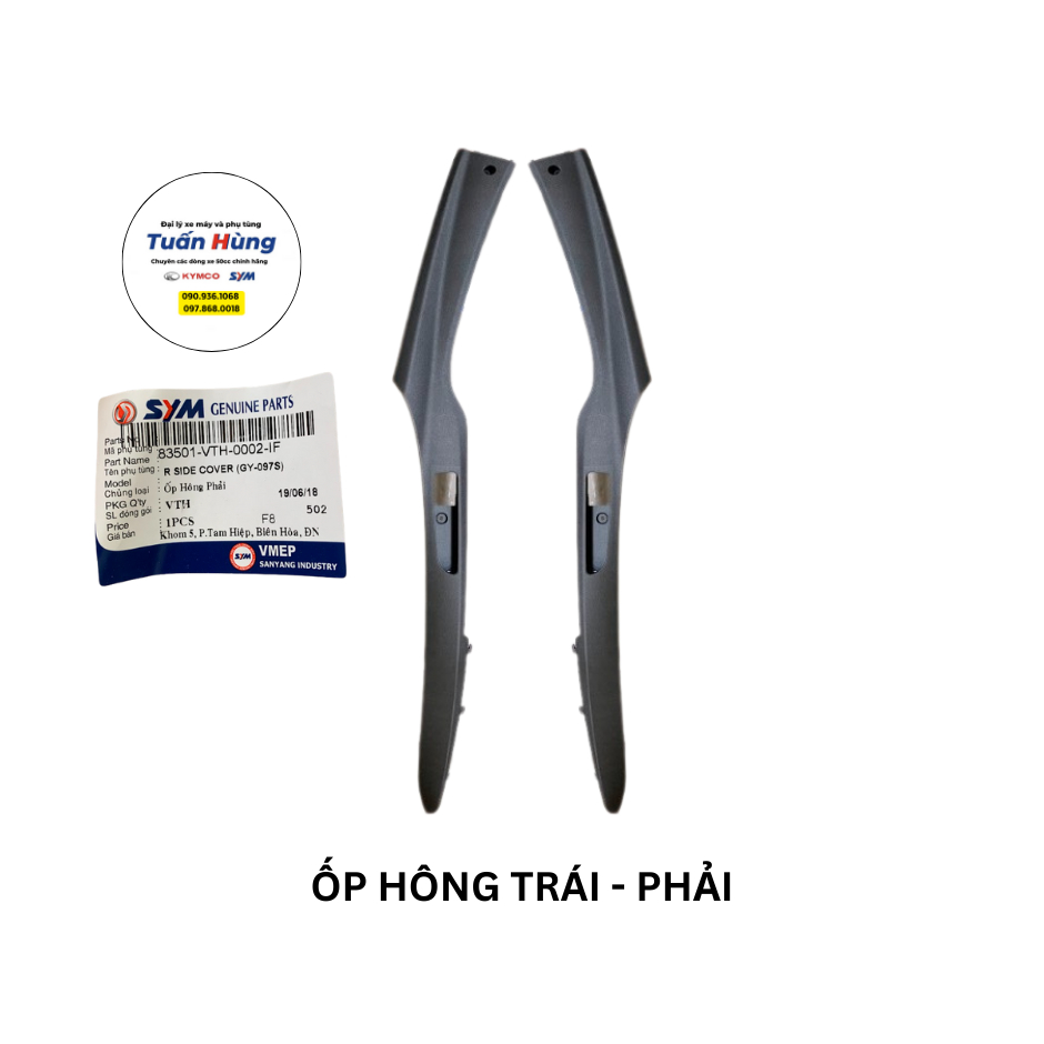 Ốp hông xe Attila Victoria đĩa SYM