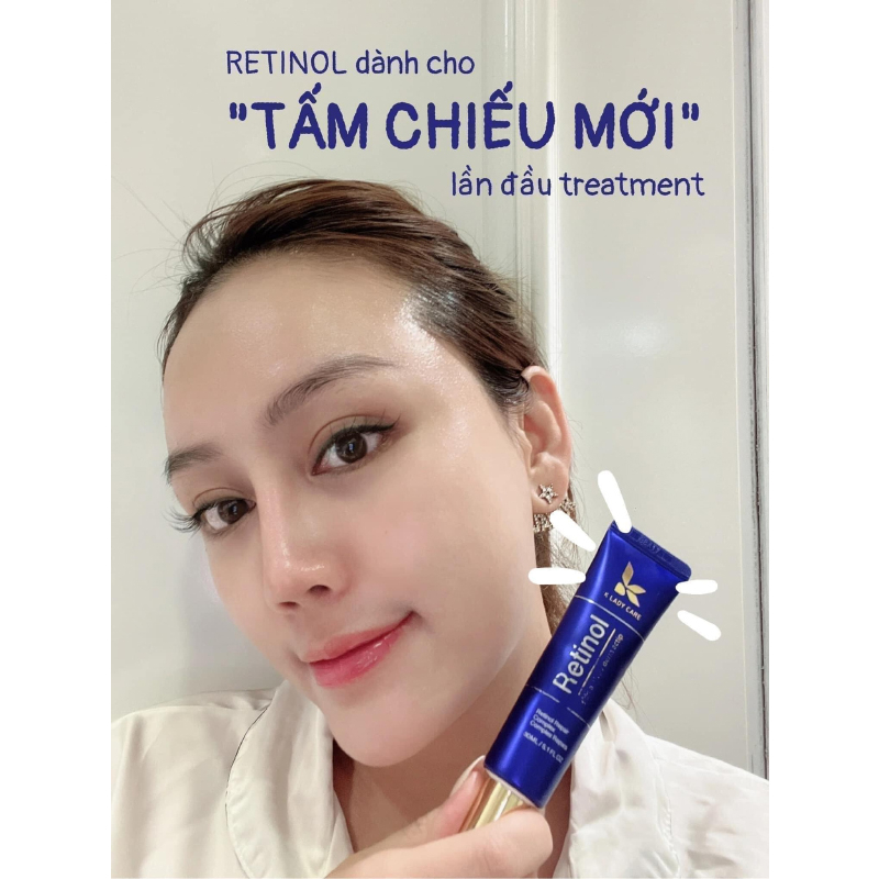 Combo trẻ hoá làn da Serum + Kem dưỡng retinol bakuchiol 2% - K Lady Care