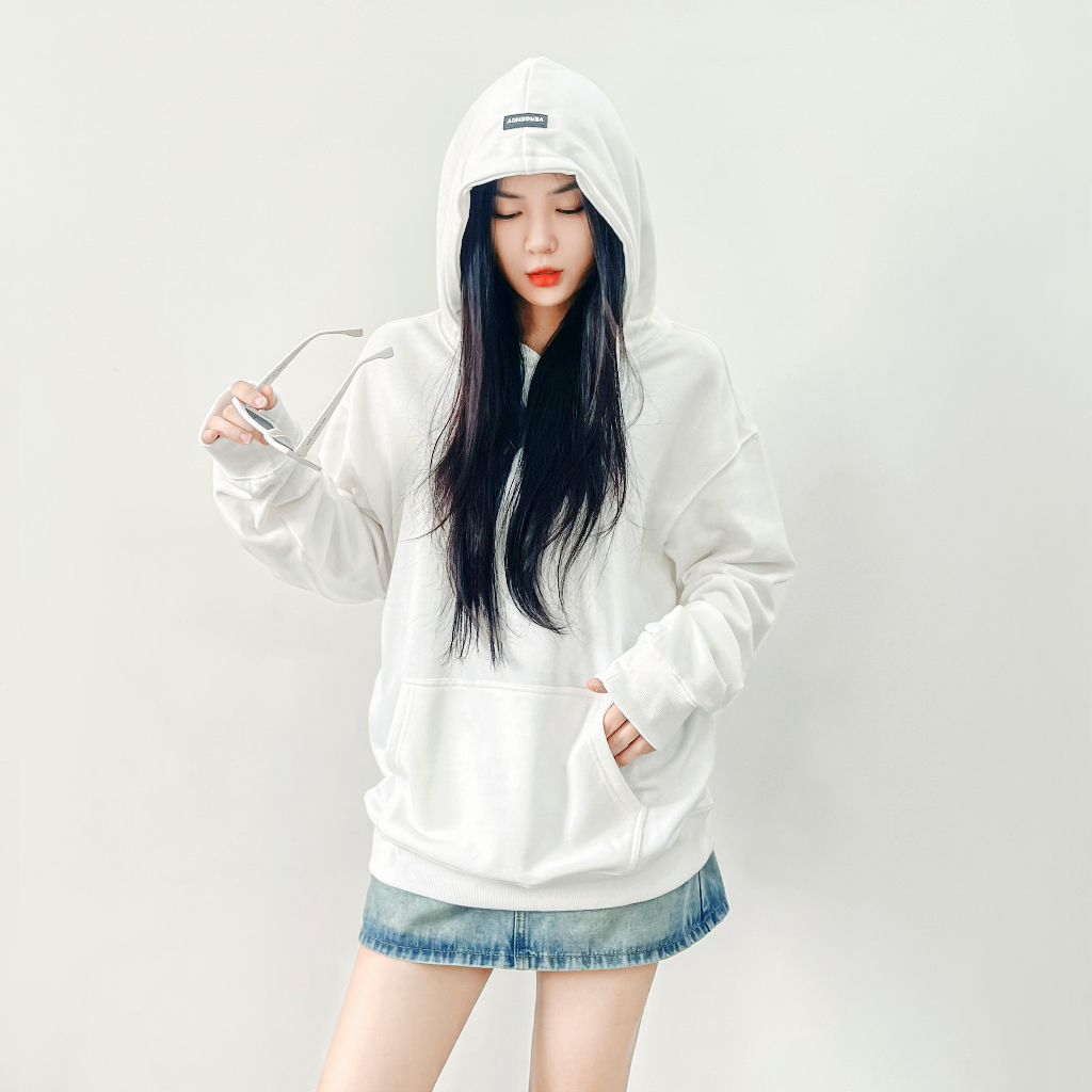 Áo hoodie Vergency nam nữ Simple/ Black, white, navy, gray