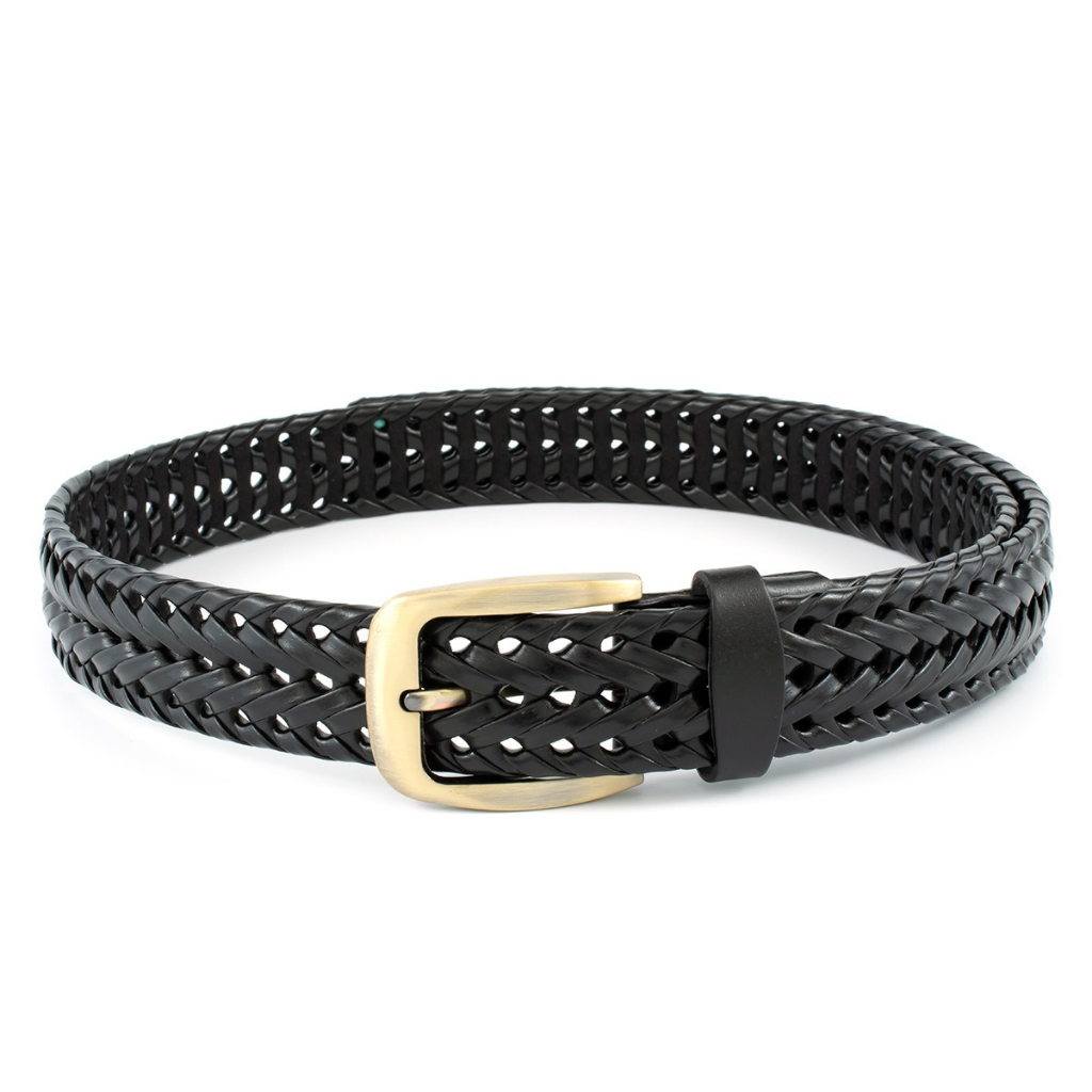 Thắt lưng nam da đan,Thắt lưng nam da thật, Nịt lưng đan da bò đan tay thủ công