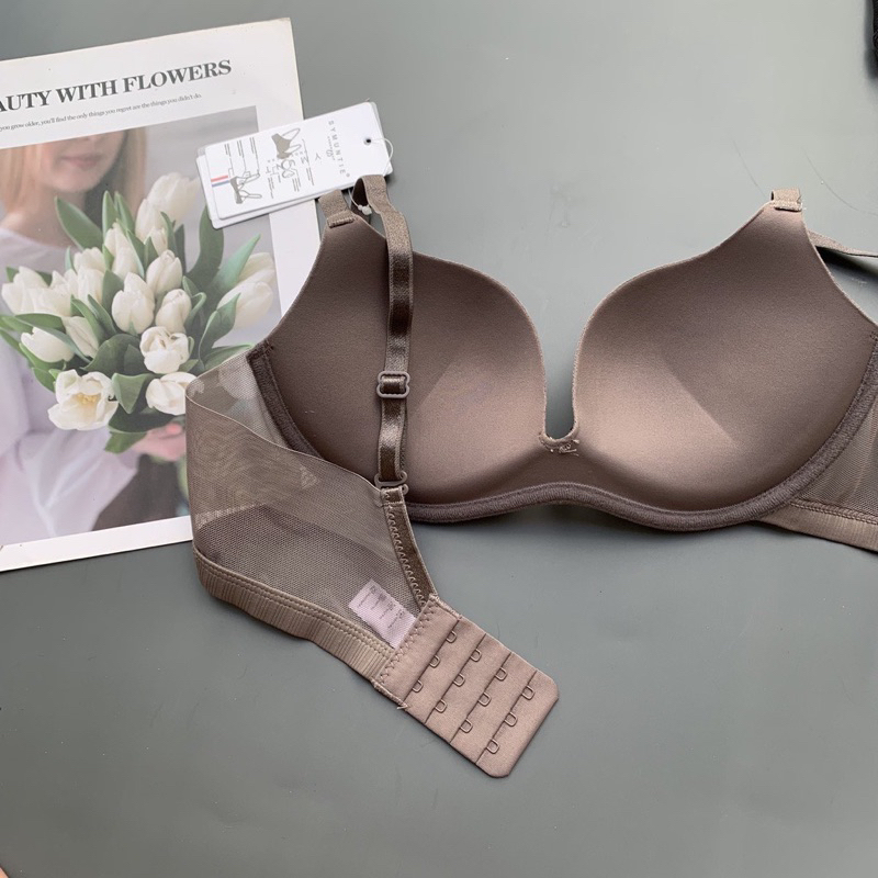 Áo lót nữ su đúc không gọng HA72 nâng ngực tạo khe mềm mại sexy