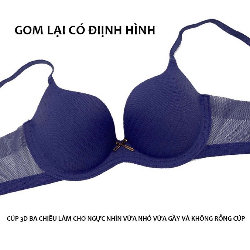 Áo lót nữ su đúc không gọng HA72 nâng ngực tạo khe mềm mại sexy