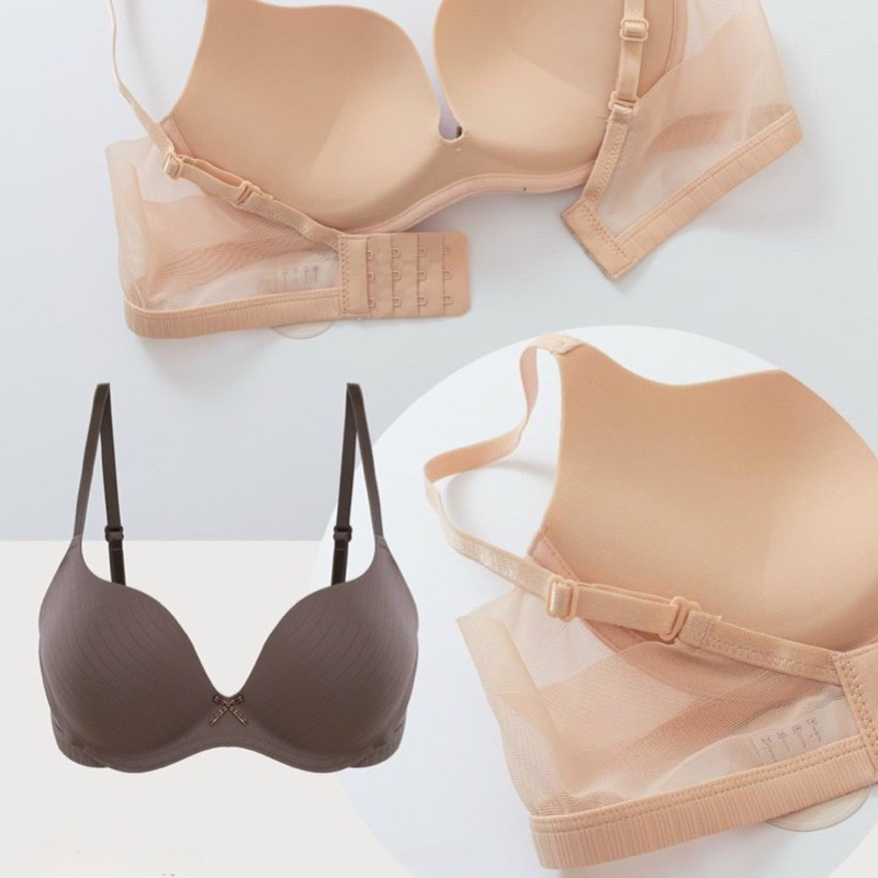 Áo lót nữ su đúc không gọng HA72 nâng ngực tạo khe mềm mại sexy