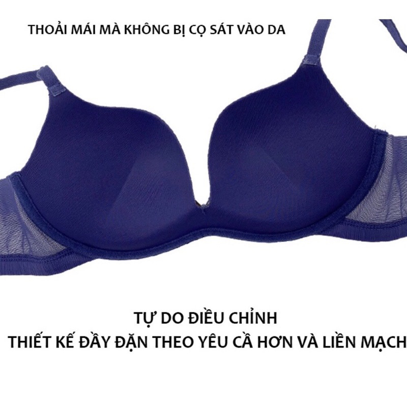 Áo lót nữ su đúc không gọng HA72 nâng ngực tạo khe mềm mại sexy