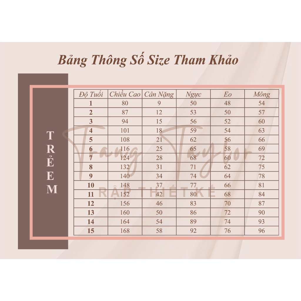 Rập Giấy Váy Bé Gái TE100
