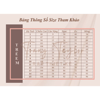 Rập Giấy Váy Bé Gái TE100