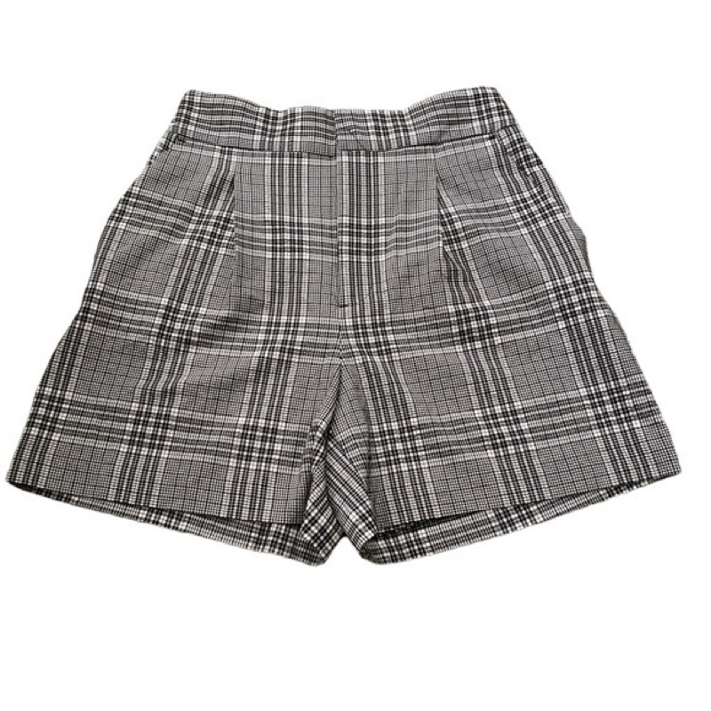Quần short kẻ Zara authentic 100% dáng BERMUDA cạp cao, new 100% size XS