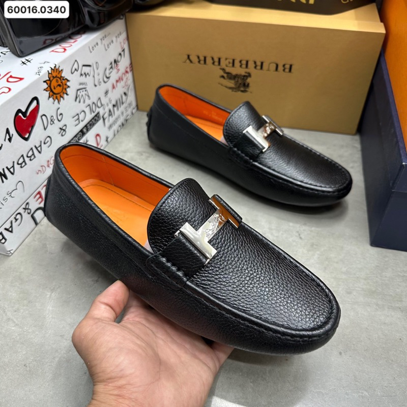 Giày lừoi HM mẫu mới 2022 hàng đẹp da bò thật bảo hành 12 tháng