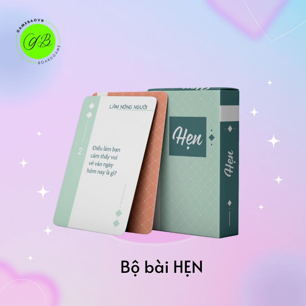 HẸN - Bộ bài HẸN Couple Game, bộ bài dành cho cặp đôi đang crush nhau tìm hiểu nhau
