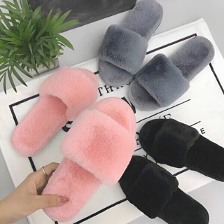 DÉP LÔNG TRƠN ĐEN VÀ XÁM - size 36 đến 41