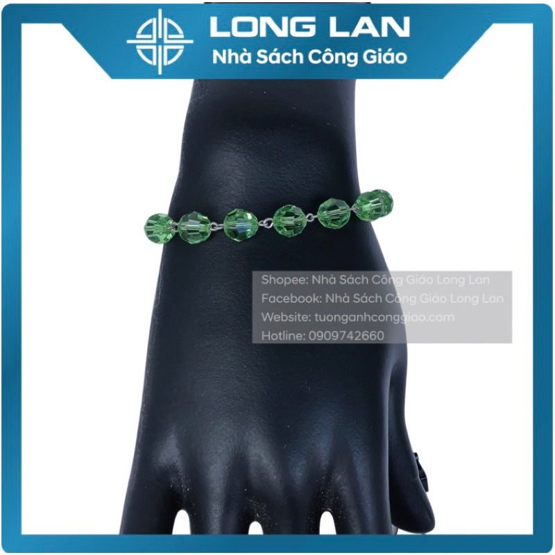 TRÀNG HẠT, CHUỖI MÂN CÔI PHA LÊ ÁO TRÒN 10 KINH-QUÀ TẶNG CÔNG GIÁO