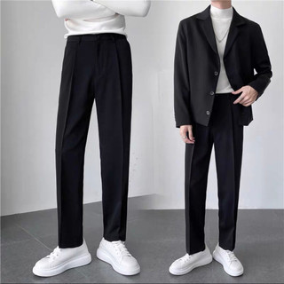 Quần âu nam vải  co giãn kiểu dáng baggy nam không nhăn không xù thời trang Bixhome