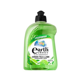 Nước rửa chén đậm đặc Earth Choice: hương chanh trà xanh 500ml