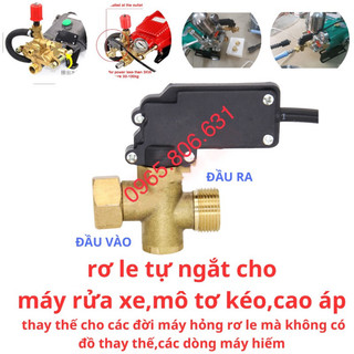 Rơ le tự ngắt cho máy rửa xe mô tơ kéo, máy rửa xe áp lực cao