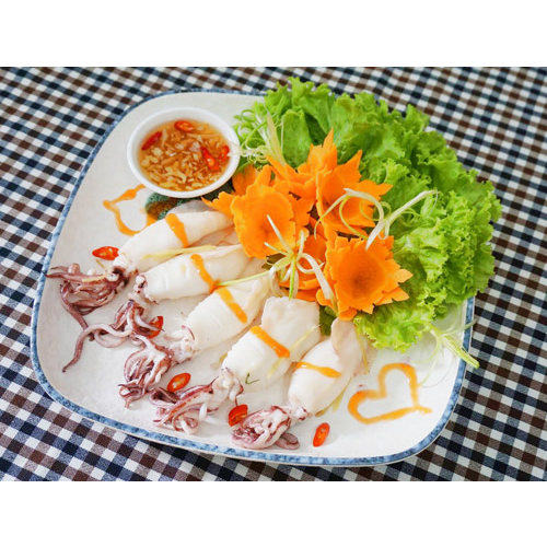 Mực ống HTK làm sạch size 10-15cm khay 500gr [HN giao hàng hỏa tốc] - Ảnh 2