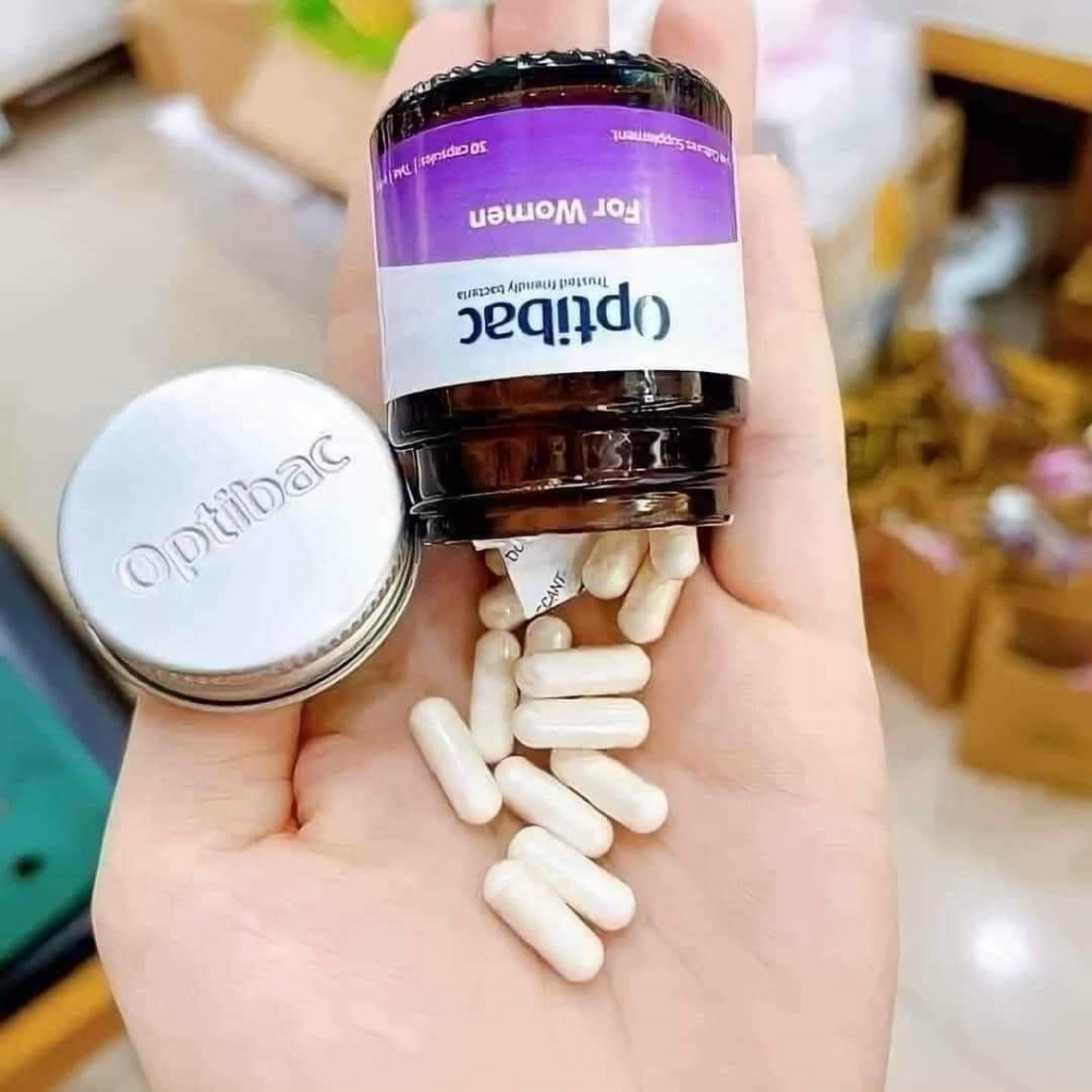 Men Vi Sinh Optibac Probiotics tím của Anh  hộp 30 Viên