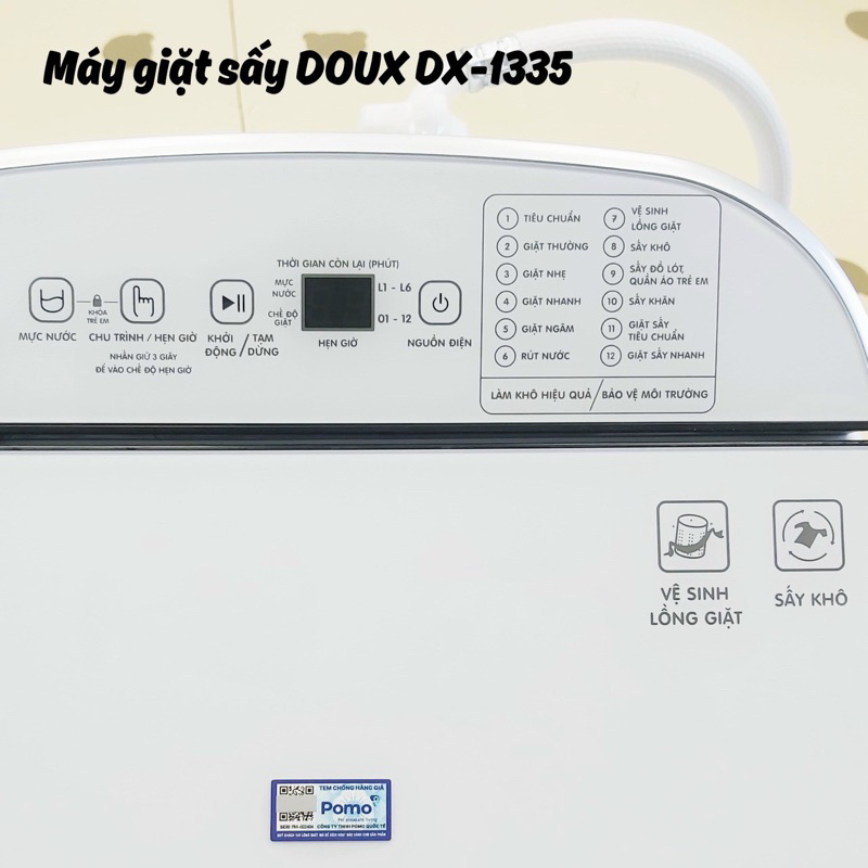MÁY GIẶT MINI DOUX LUX BẢN NÂNG CẤP 2023 CÓ CHỨC NĂNG SẤY