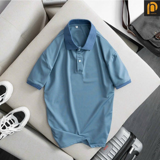Áo polo nam Hamino 3 màu trơn vải cotton co giãn dáng công sở slimfit hơi ôm trẻ trung