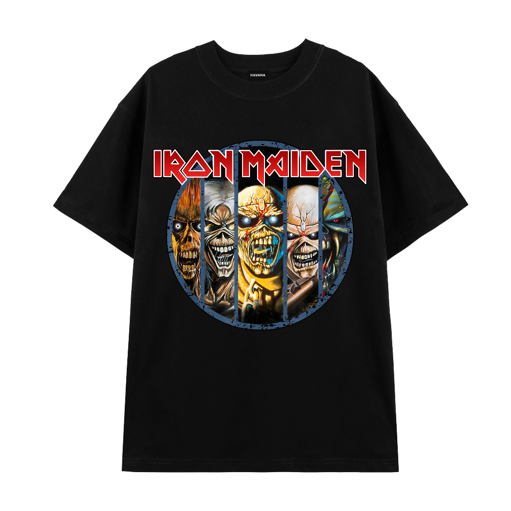 Áo Thun Rock Band Tee , Áo Iron Maiden HAVANA Vải Cotton Cao Cấp Thoáng Mát Mã 017