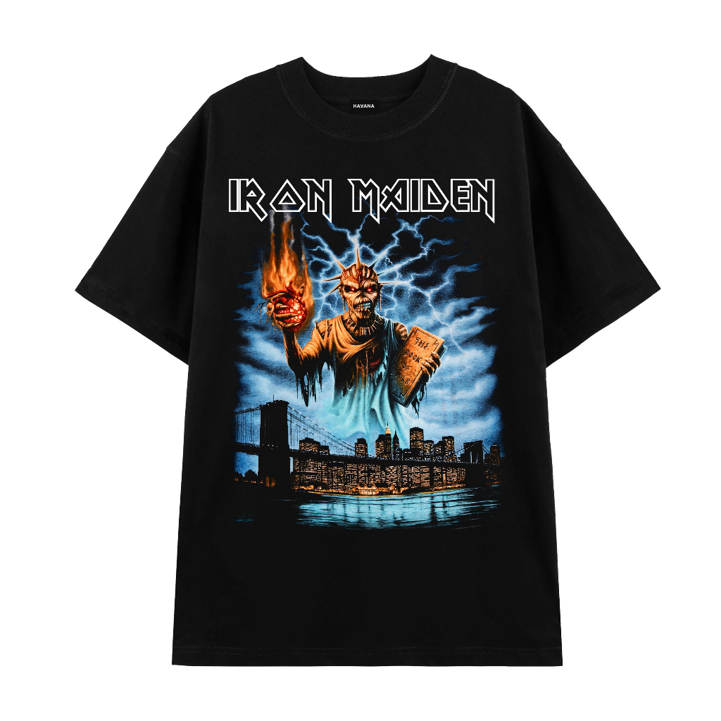 Áo Thun Rock Band Tee , Áo Iron Maiden HAVANA Vải Cotton Cao Cấp Thoáng Mát Mã 021