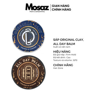 Sáp Vuốt Tóc nam Original Clay, All Day Balm 56g Hairzone bản mới 2024