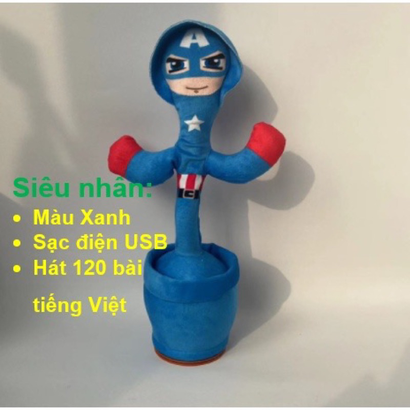 Đồ chơi cây xương rồng biết nhại tiếng và hát tiếng việt