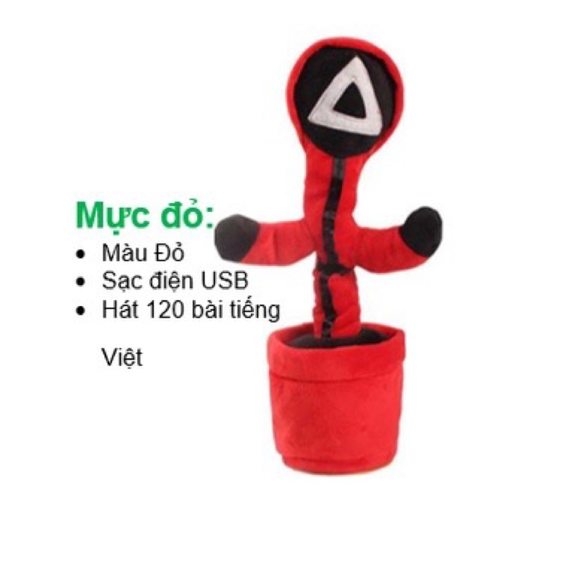 Đồ chơi cây xương rồng biết nhại tiếng và hát tiếng việt