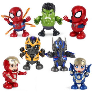Đồ chơi robot người sắt iron nhảy múa theo nhạc hấp dẫn cho bé