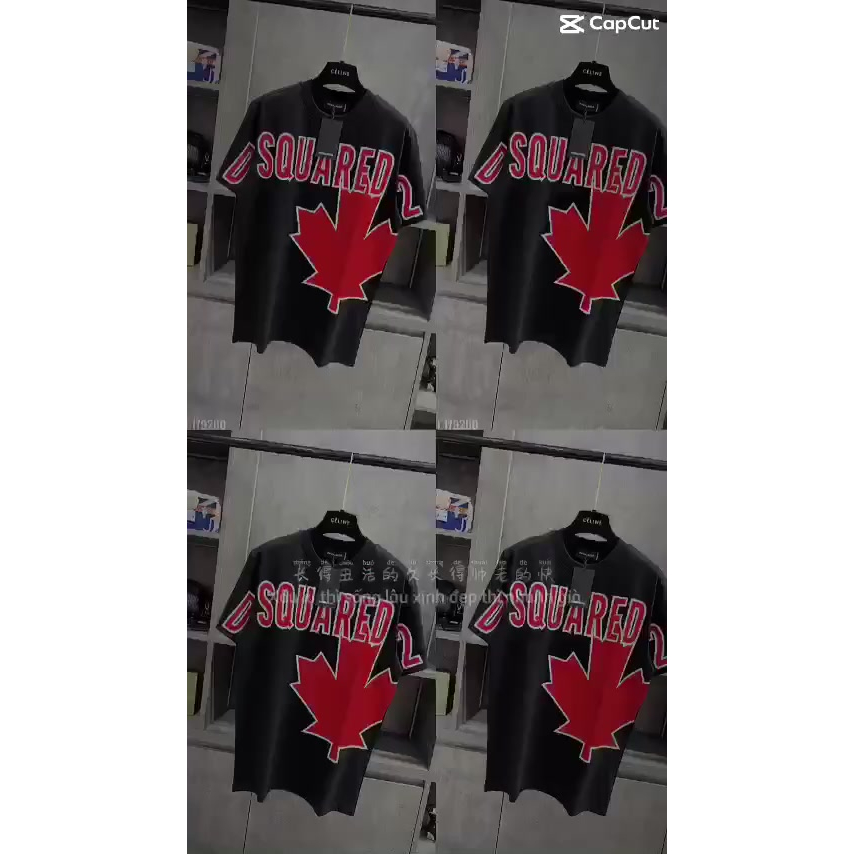 Áo phông Nam Nữ DSQ2 T-shirt Hình Lá Phong Đỏ, Áo Thun Nam Nữ Unisex Form Rộng,Chất liệu cotton 100%, Chính hãng hot2023 | BigBuy360 - bigbuy360.vn