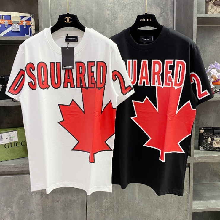 Áo phông Nam Nữ DSQ2 T-shirt Hình Lá Phong Đỏ, Áo Thun Nam Nữ Unisex Form Rộng,Chất liệu cotton 100%, Chính hãng hot2023 | BigBuy360 - bigbuy360.vn