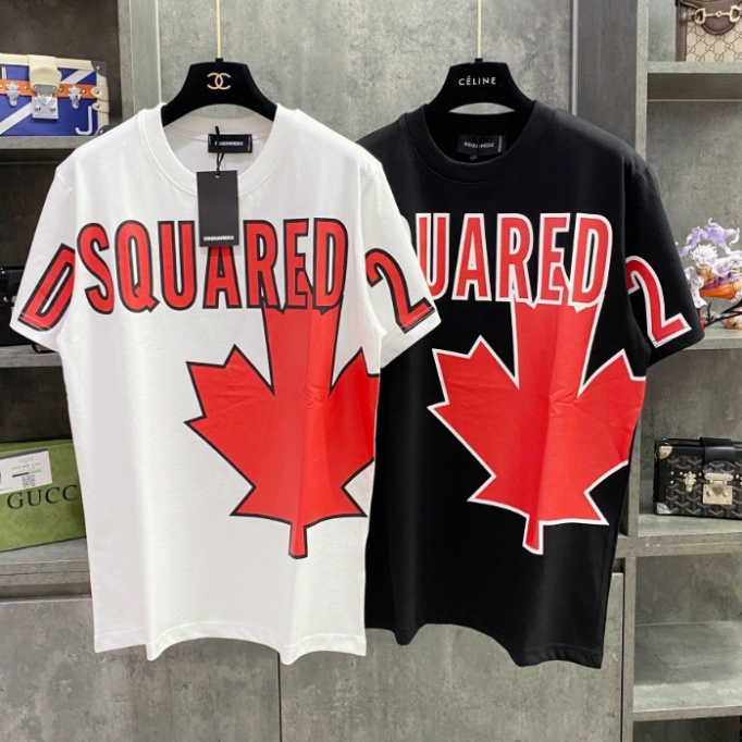 Áo phông Nam Nữ DSQ2 T-shirt Hình Lá Phong Đỏ, Áo Thun Nam Nữ Unisex Form Rộng,Chất liệu cotton 100%, Chính hãng hot2023 | BigBuy360 - bigbuy360.vn