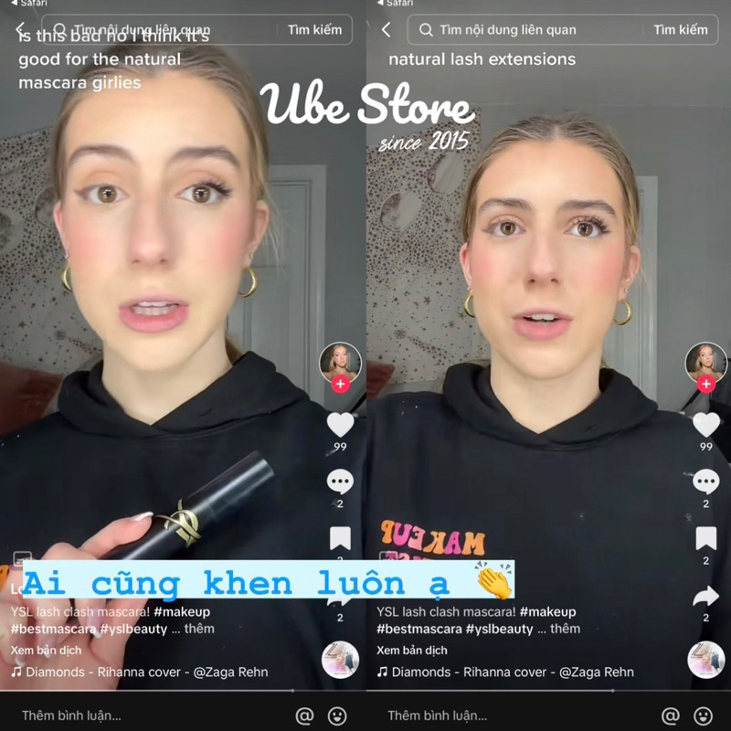 MASCARA HÃNG HIGHEND SỊN XÒ YSL LASH CASH 2ML