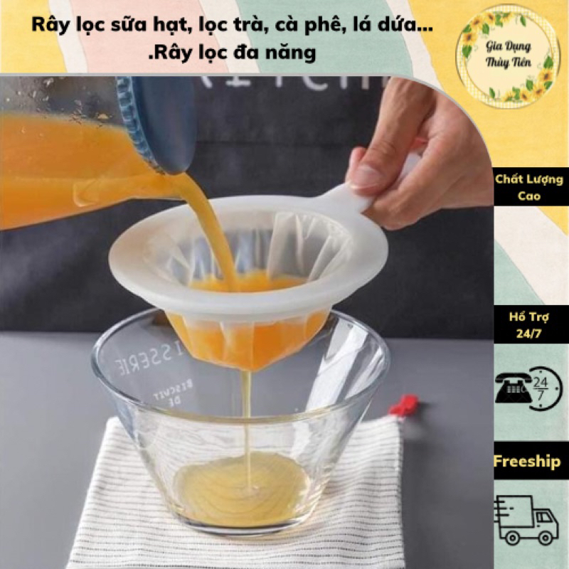 Rây lọc sữa hạt, lọc trà, cà phê, lá dứa….Rây lọc đa năng