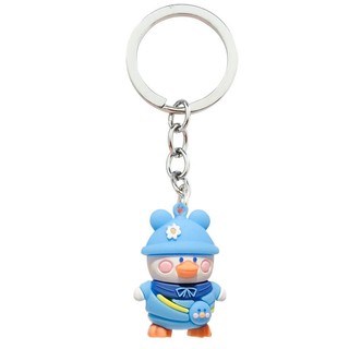 Móc khoá vịt đội mũ cute
