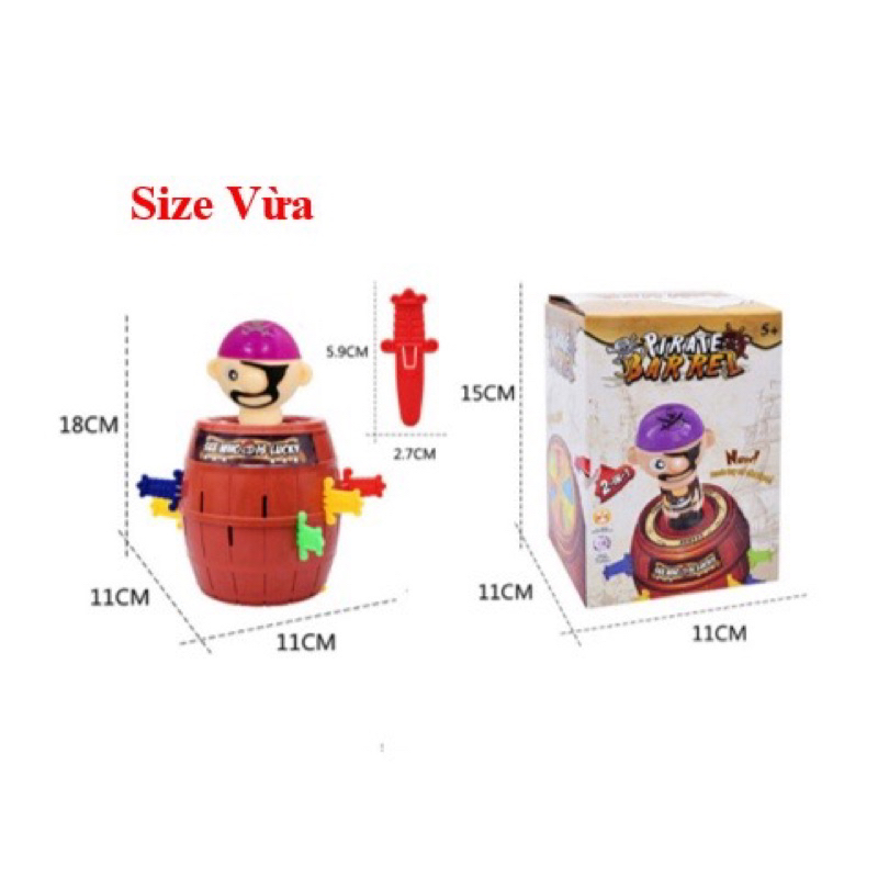 Đồ chơi đâm hải tặc loại đẹp cho bé