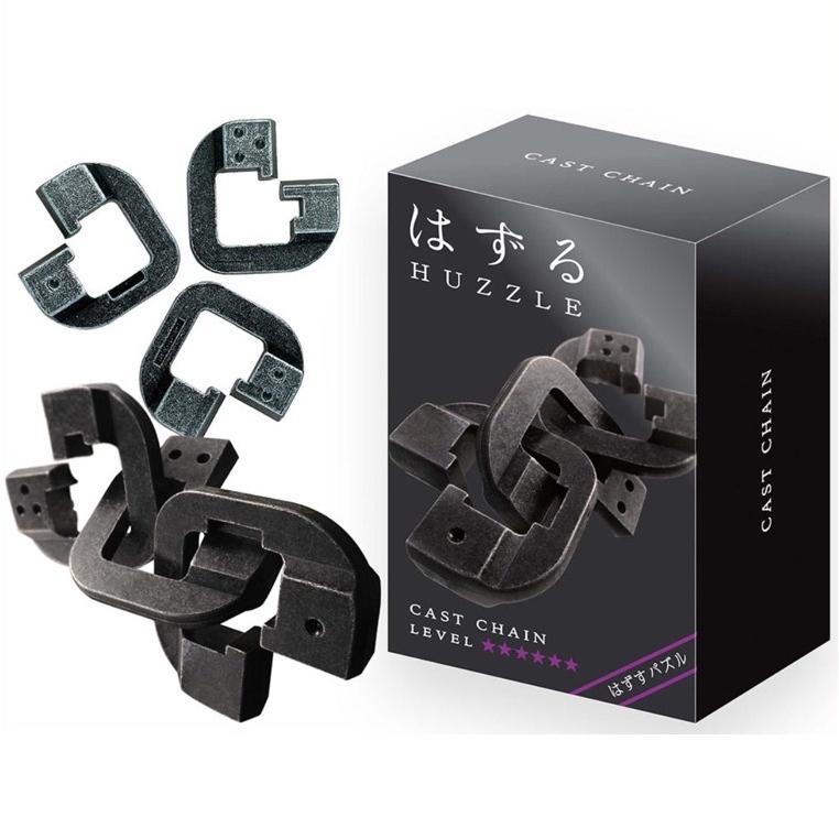LV6 GRAND MASTER_Đồ chơi trí tuệ Nhật Bản_Thử thách trí não_The 3G (Chain Link)- Hanayama Puzzle_Hack não_IQ Toys_G.Dục